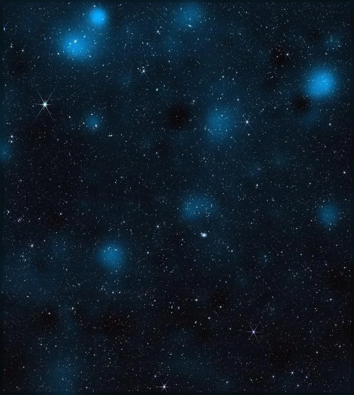Webb galaxy observations with an inferred dark matter overlay. The overlay is a reconstructed mass map, not directly visible dark matter.